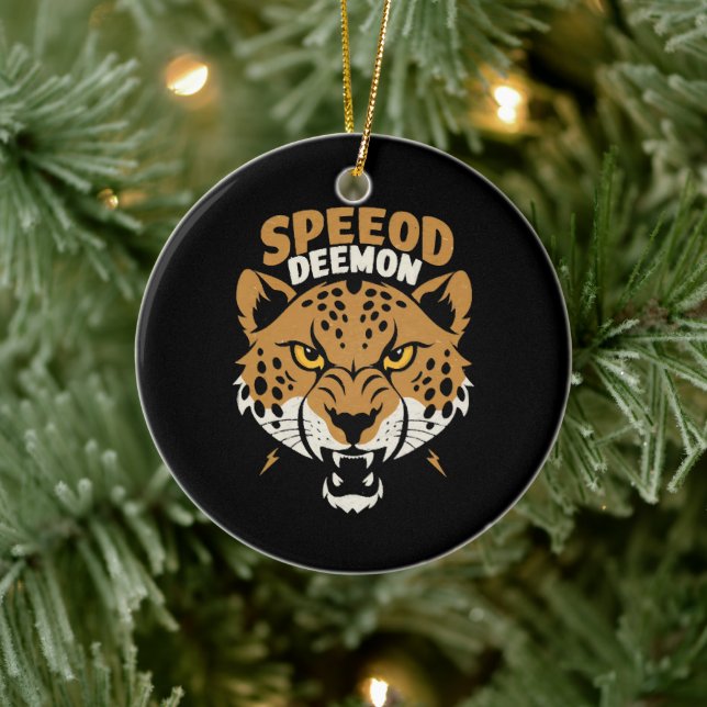 Geschwindigkeitseffekt Keramik Ornament (Baum)