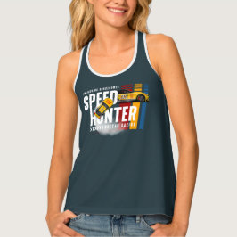 Geschwindigkeitsjäger (dunkler Modus) | Damen Tanktop