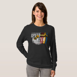 Geschwindigkeitsjäger (dunkler Modus) | Frauen Lan T-Shirt