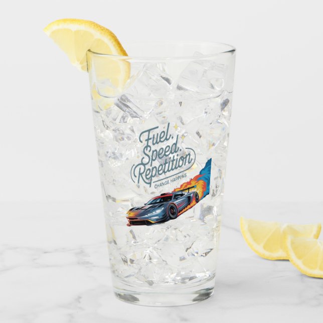Geschwindigkeitskraft Glas (Vorderseite Ice)