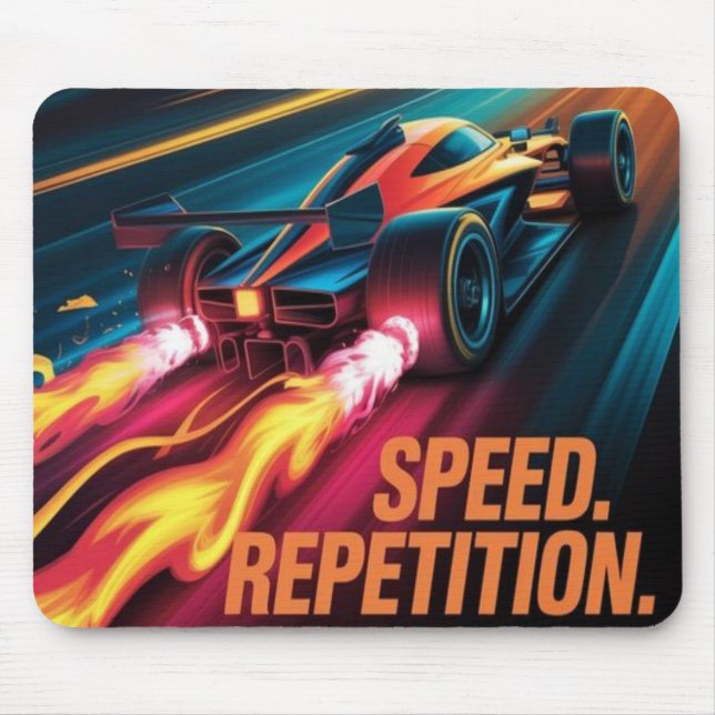 Geschwindigkeitskraft Mousepad (Vorne)