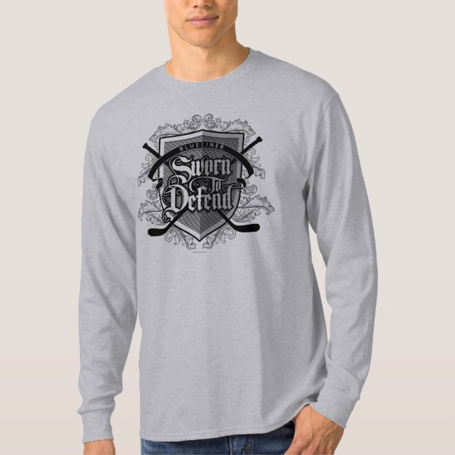 Geschworen, um zu verteidigen (Hockey-Verteidiger) T-Shirt (Vorderseite)