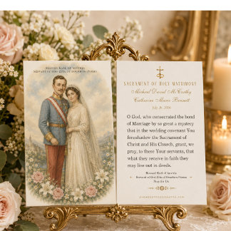 Geseegnetes Karl- und Zita-katholisches Hochzeitsg