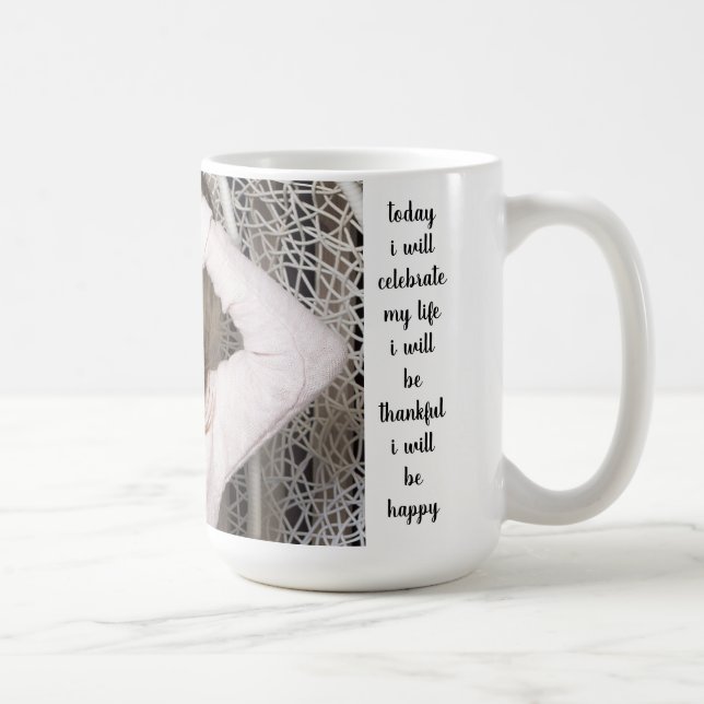 Gesegnet 15oz Custom Classic Foto Tasse von Zazz_i (Rechts)