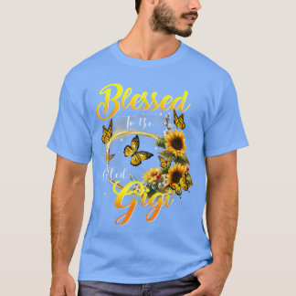 Gesegnet als Gigi Sunflower Lovers Mama Gr T-Shirt