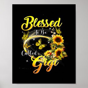 Gesegnet als Gigi Sunflower Lovers Mama Poster