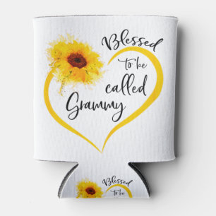 Gesegnet als Grammatikgeschenke für Sonnenblumen Dosenkühler