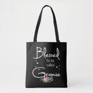 Gesegnet, als Grammie Niedliche Daisy-Blume bezeic Tasche