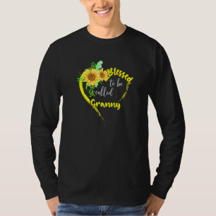 Gesegnet als Granny Sunflower Granny Mothe T-Shirt