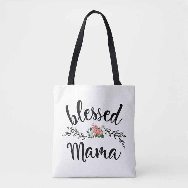 Gesegnet, als Mama bezeichnet zu werden Tasche (Vorderseite)