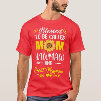 Gesegnet, als Mama Mawmaw großen Mawmaw Mothe gena T-Shirt