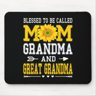 Gesegnet, als Mama Oma Große Oma Mot genannt zu we Mousepad