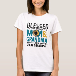 Gesegnet, als Mama Oma und Großopma bezeichnet zu  T-Shirt