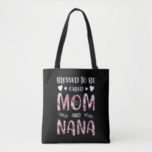 Gesegnet als Mama und Nana Tasche