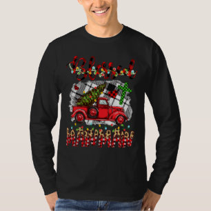Gesegnet, als Meemaw Weihnachts-Roter Lkw genannt T-Shirt