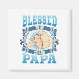 Gesegnet, als Papa Geschenke Papa Vatertag genannt Magnet