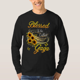 Gesegnet als Tag der Sonnenblumen-Mütter Gaga 20 T-Shirt