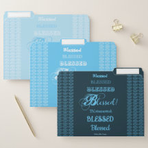 Gesegnet! Dateiordner (blau)