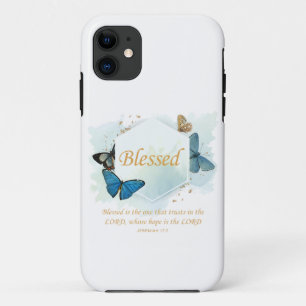 Gesegnet - Die Christliche Schmetterlingsverse der Case-Mate iPhone Hülle