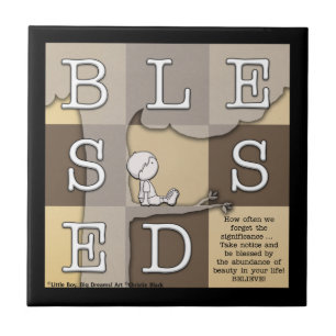 Gesegnet durch die Fülle der Schönheit Fliese