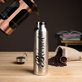 Gesegnet! Flasche (Silber)