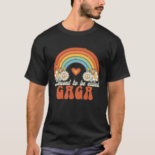 Gesegnet Gaga Groovy Regenbogen Mutter s genannt z T-Shirt