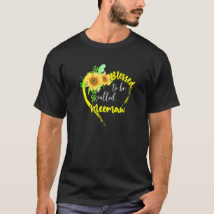 Gesegnet, genannt Meemaw Sonnenblume Meemaw Mothe T-Shirt