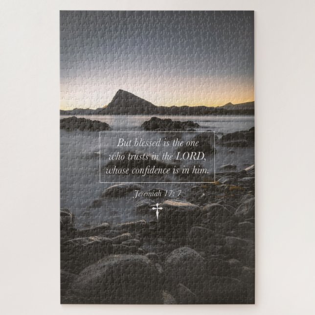 Gesegnet ist derjenige, der dem Herrn Glauben vert (Vertikal)