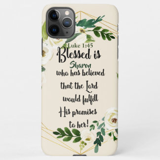 Gesegnet ist sie, die den Namen Christlich glaubte iPhone 11Pro Max Hülle
