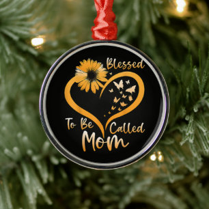 Gesegnet, Mama genannt zu werden Ornament Aus Metall