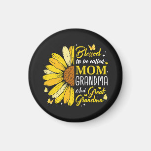 Gesegnet, Mama Oma genannt zu werden Magnet
