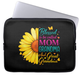 Gesegnet, Mama Oma Großartige genannt zu werden Laptopschutzhülle