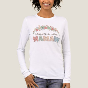 Gesegnet, Mamaw genannt zu werden Tri-Blend Shirt