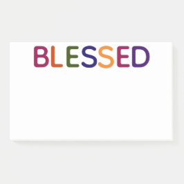 Gesegnet mehrfarbig 10 x 6 post-it klebezettel