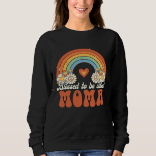 Gesegnet, Moma Groovy Rainbow-Mutter genannt zu we Sweatshirt