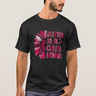 Gesegnet, Nonna Niedliche Blumenfrauen Mothe genan T-Shirt