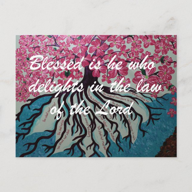 gesegnet postkarte (Vorderseite)