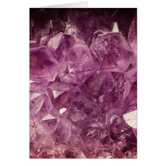 Gesegnet sei Amethyst Druzy Macro Fotografie (Vorne)