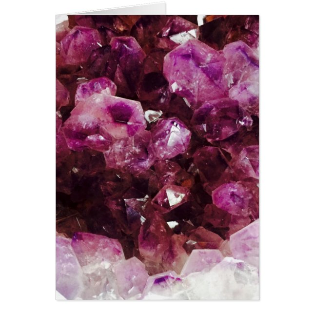 Gesegnet sei Amethyst Druzy Macro Fotografie (Vorne)