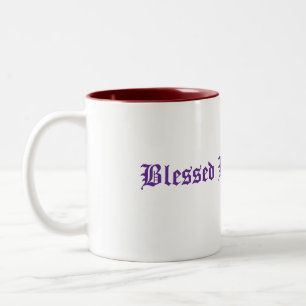 Gesegnet sei die Schwangerschaft Schwangerschaft B Zweifarbige Tasse