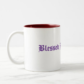Gesegnet sei die Schwangerschaft Schwangerschaft B Zweifarbige Tasse