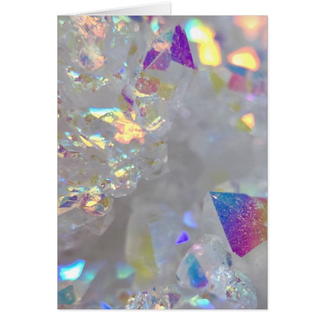 Gesegnet sein Angel Aura Quartz in Fotografie (Vorne)