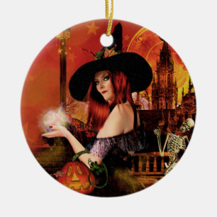 Gesegnet sein magische Nacht Hexe Ornament