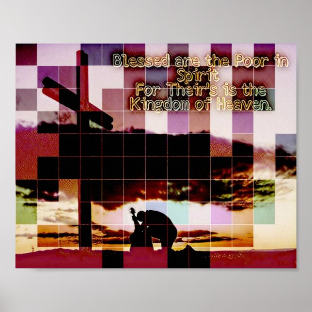 Gesegnet sind die Armen im Geist Poster (Vorne)