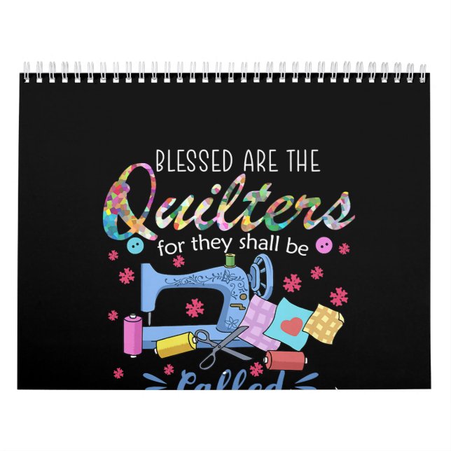 Gesegnet sind die Quilter für sie müssen Piecemeak Kalender (Titelbild)