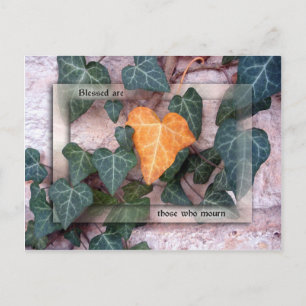 Gesegnet sind diejenigen, die trauern postkarte