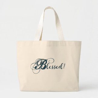Gesegnet! Tasche (blau)