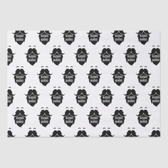 Gesegnet und gebart seidenpapier (Vorderseite)