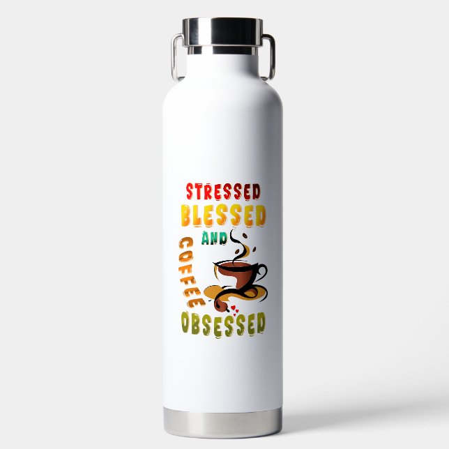gesegnet und getrunken trinkflasche (Vorderseite)