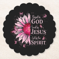 Gesegnet von Gott - geliebt von Jesus rosa Sonnenb